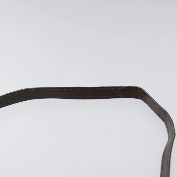 Christian Dior Trotter Canvas Shoulder Bag Brown Gold Auth - Picture 9 of 16